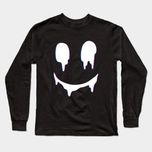 Happy Drip Face Long Sleeve T-Shirt